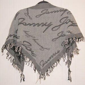 Jonny Joy || Women's Black & White Triangle Scarf